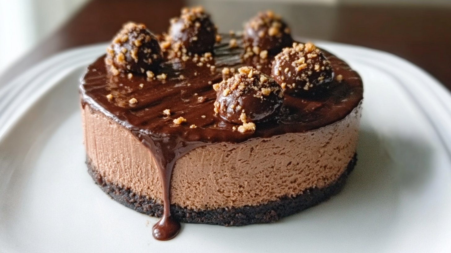 No Bake Nutella Cheesecake
