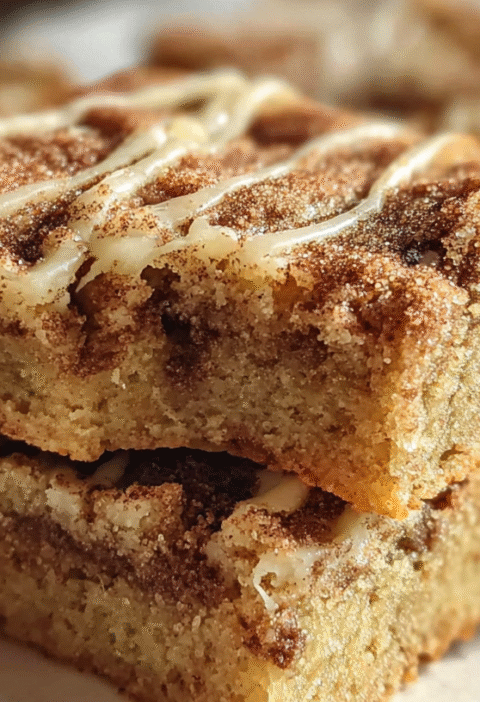 Cinnamon Sugar Blondies