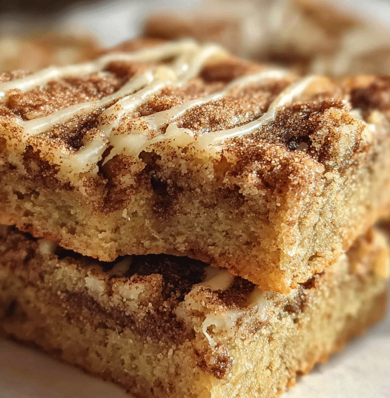 Cinnamon Sugar Blondies