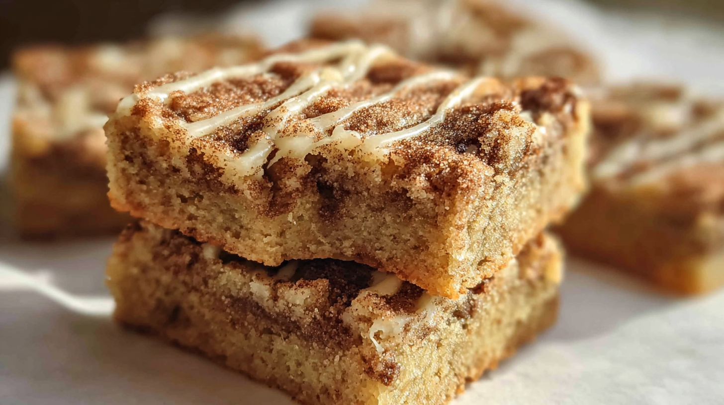 Cinnamon Sugar Blondies