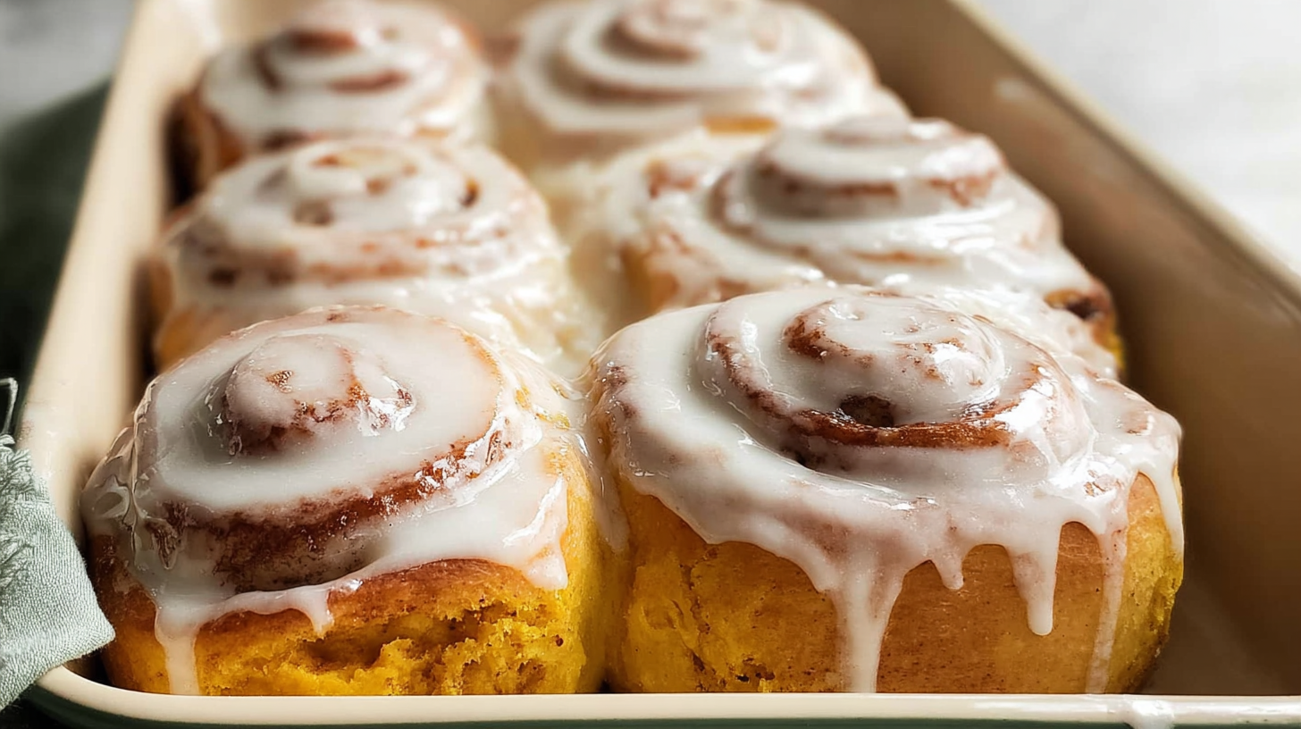 Pumpkin Cinnamon Rolls