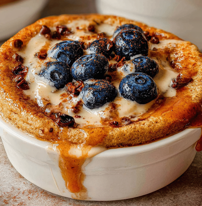 Baked Protein Pancake Bowls