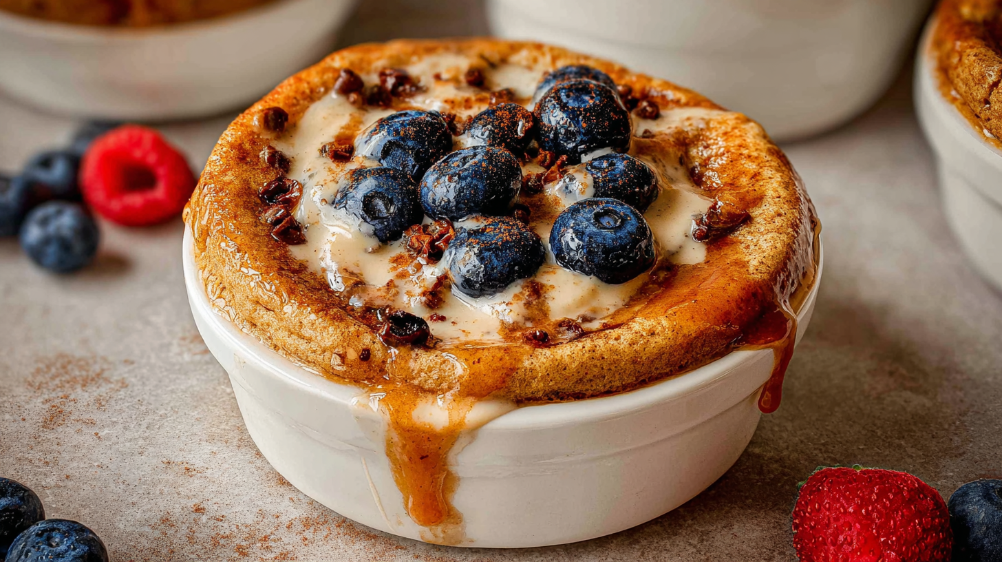 Baked Protein Pancake Bowls