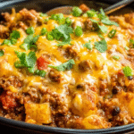 Crockpot Hamburger Potato Casserole