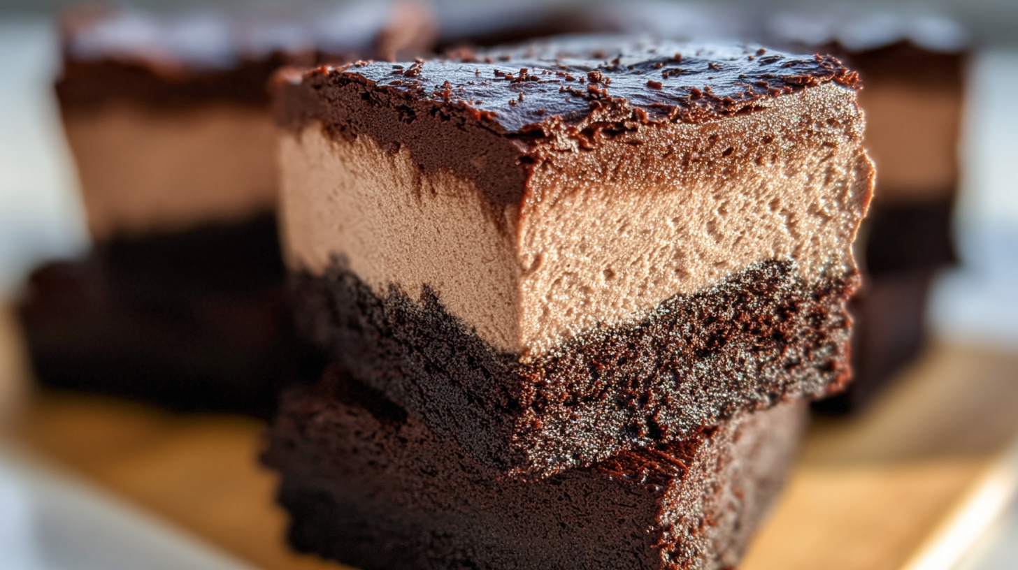 Chocolate Mousse Brownies