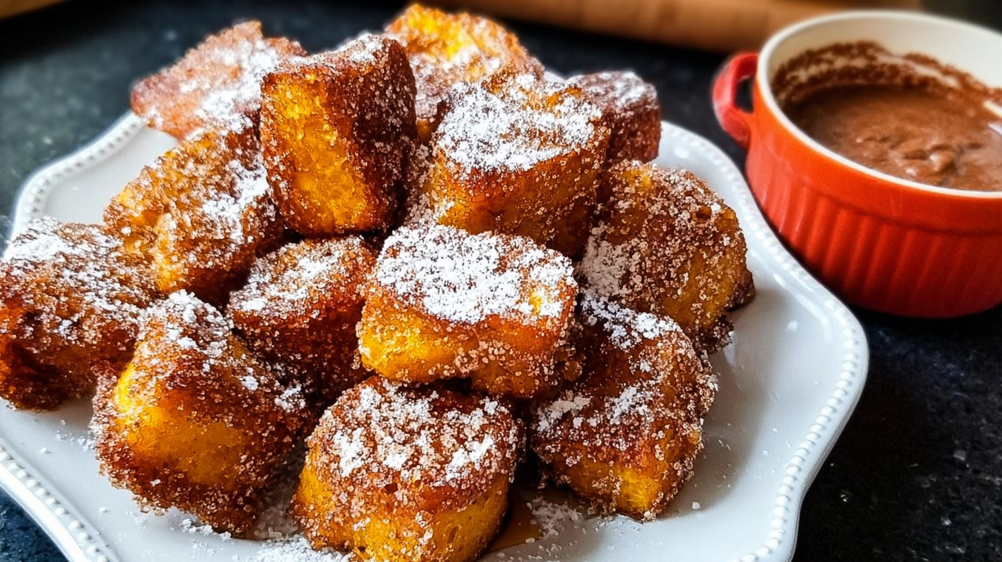 Pumpkin French Toast Bites