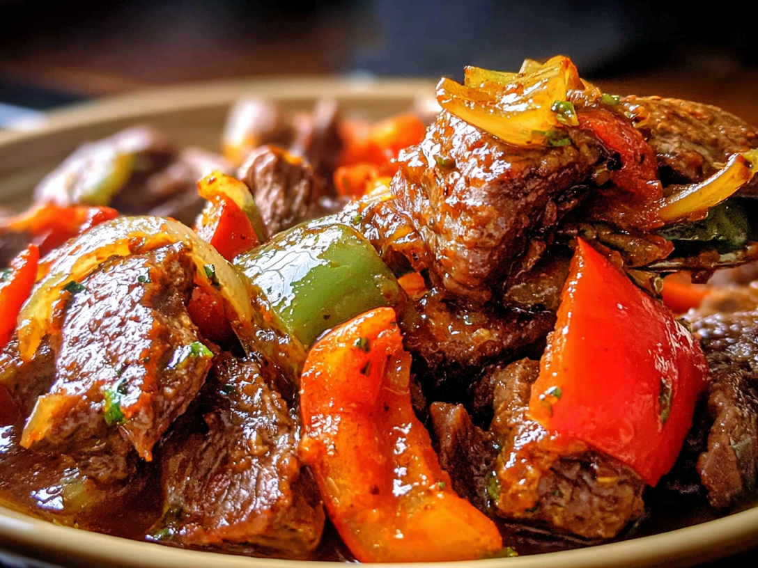 Crock Pot Pepper Steak