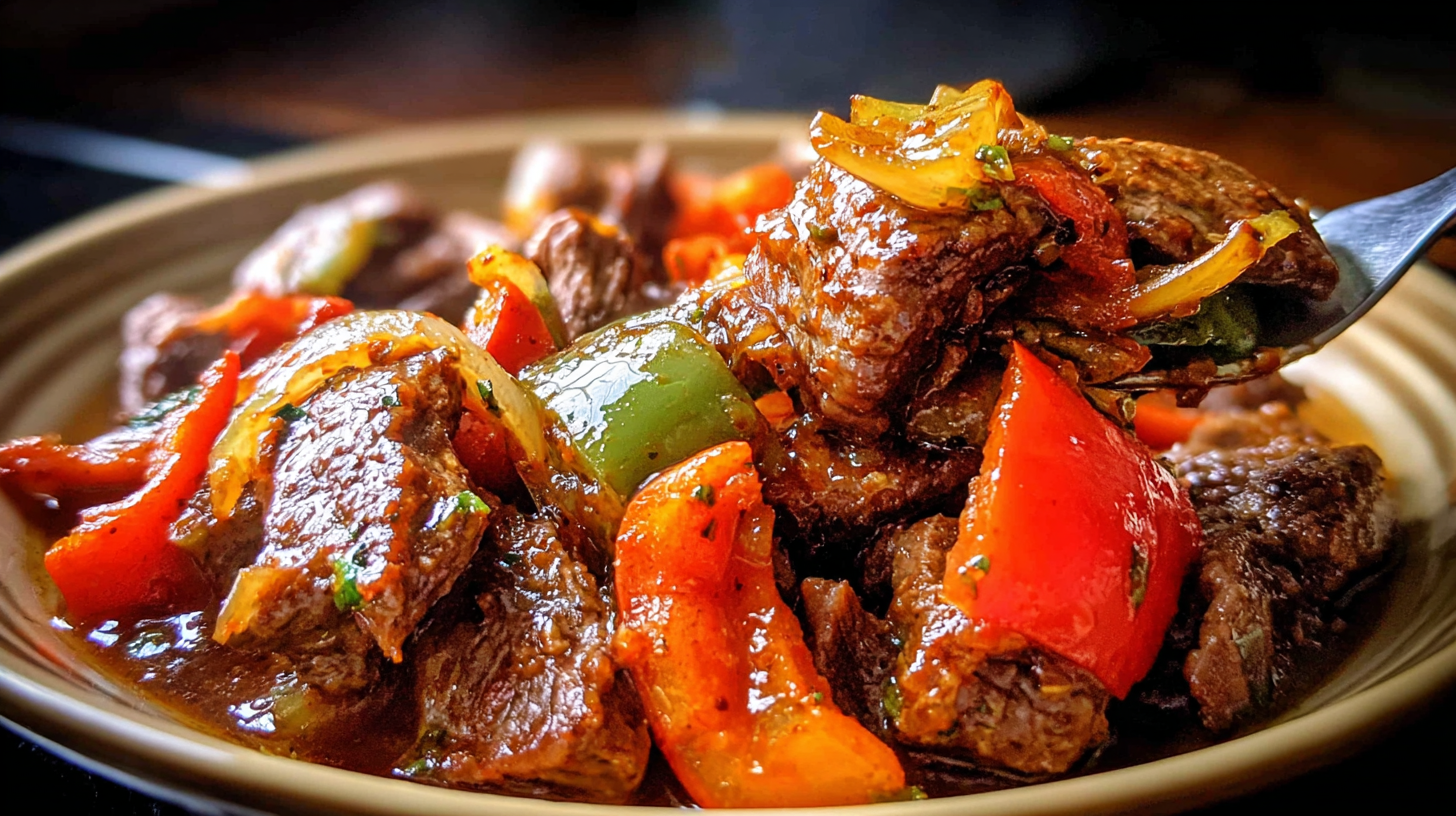 Crock Pot Pepper Steak