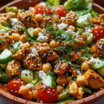 Sweet Potato Salad with Cranberries and Goat Cheese