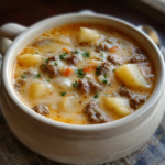 Stovetop Creamy Ground Beef Pasta Recipe — One Skillet Comfort