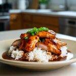 Creamy Smothered Chicken and Rice
